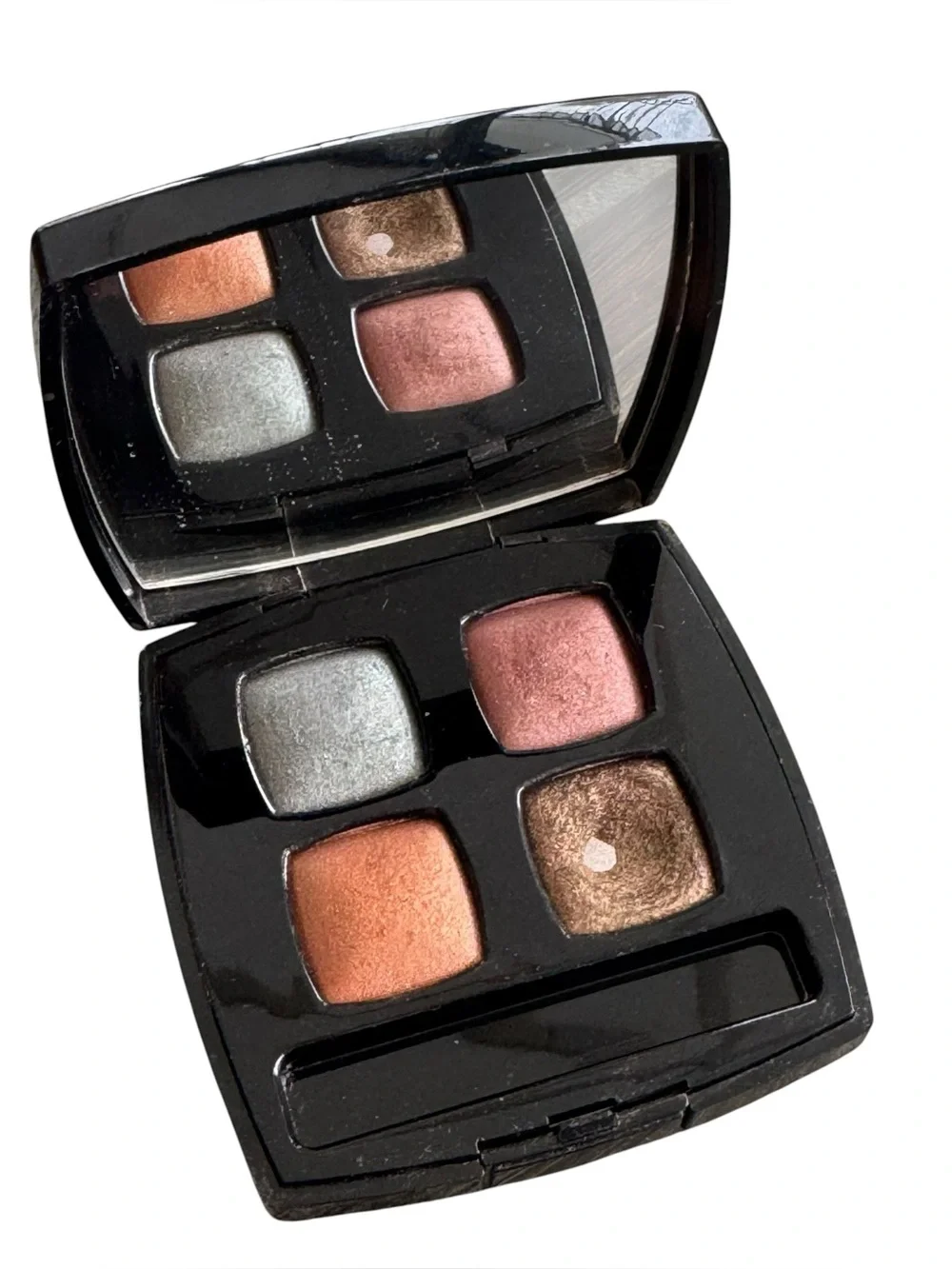 Chanel Eyeshadow Quad Mysteres Jade Cider Topaz Golden